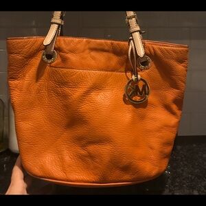 Michael Kors Orange Shoulder Bag